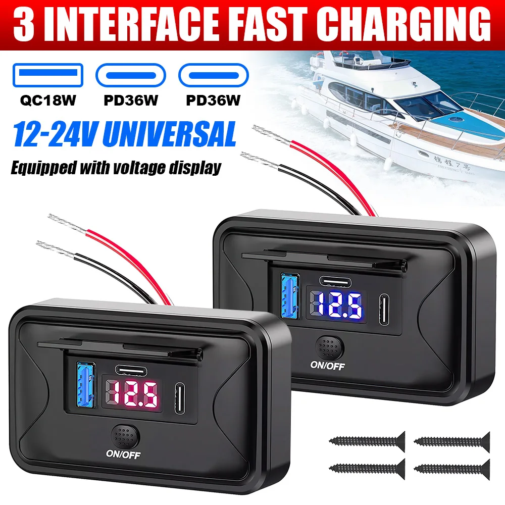 12V-24V Usb Car Cha… - image
