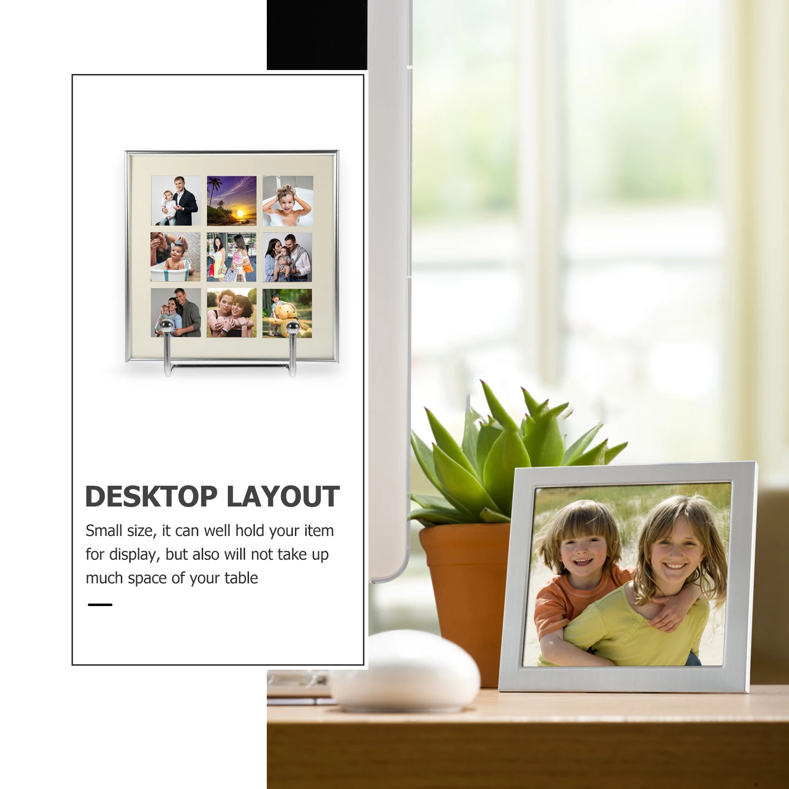 

Metal Photo Frame Stand Small Size Plate Holder Display Stand for Office Home Decor Picture Easel Artwork Book Shelf Stable