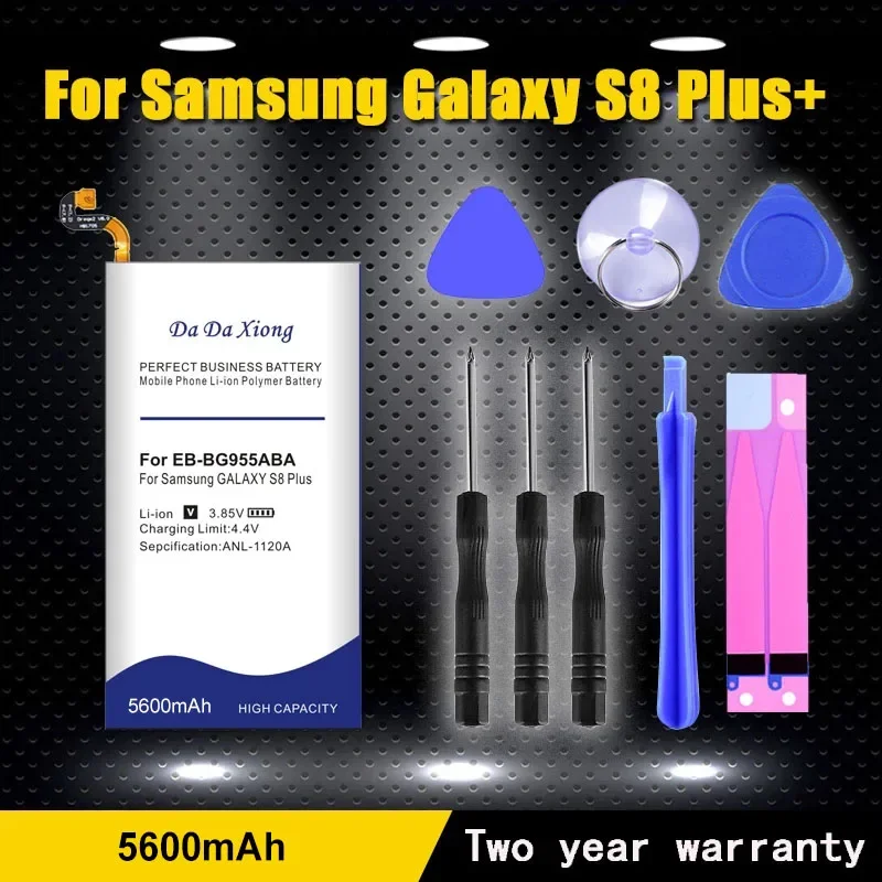 

Аккумулятор на 5600 мА · ч для мобильных телефонов Samsung Galaxy S8 Plus + EB-BG955ABA G9550 G955F/A G955T G955 S G955P + Инструменты