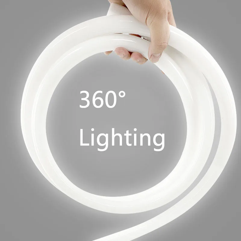 Minimalist Hose Chandelier Lamps Silicone Light 360 Degree Lighting Living Room LED Hanging Lamp for Dining Room Kitchen Lustre