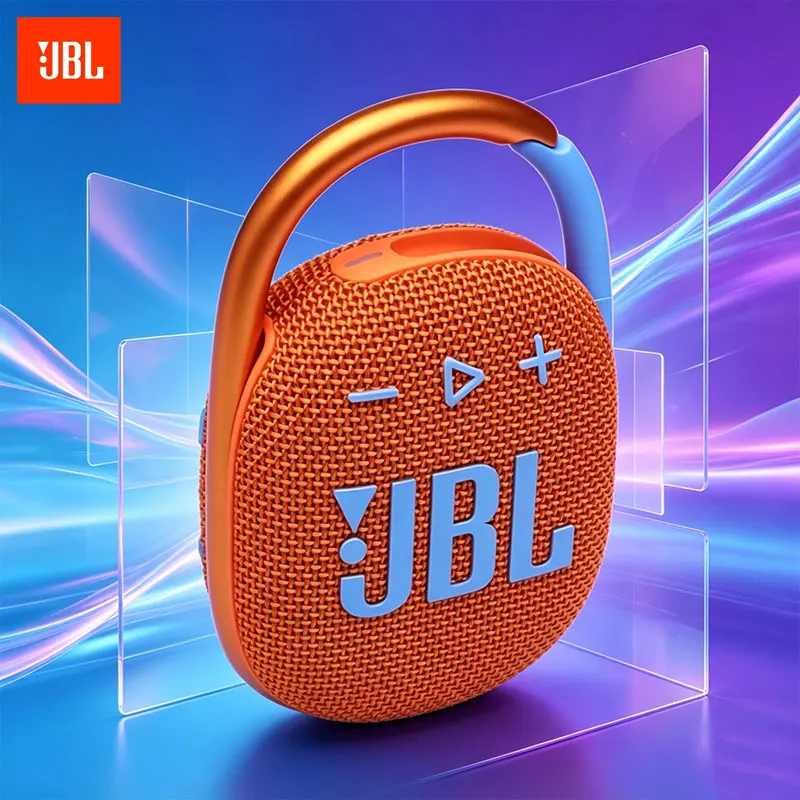 JBL CLIP4 Clip Portable Wireless Bluetooth Speaker IP67 Waterproof Mini Audio Speaker Outdoor Travel Beach Camping