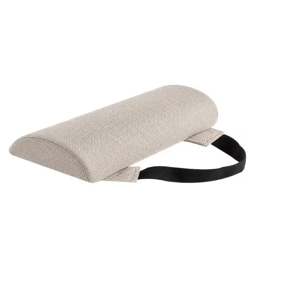 Cotton Fabric Lawn Chair Headrest Adjustable Straps Space-saving Lounge Chair Lumbar Support 35cm Suitable for All Four Seasons