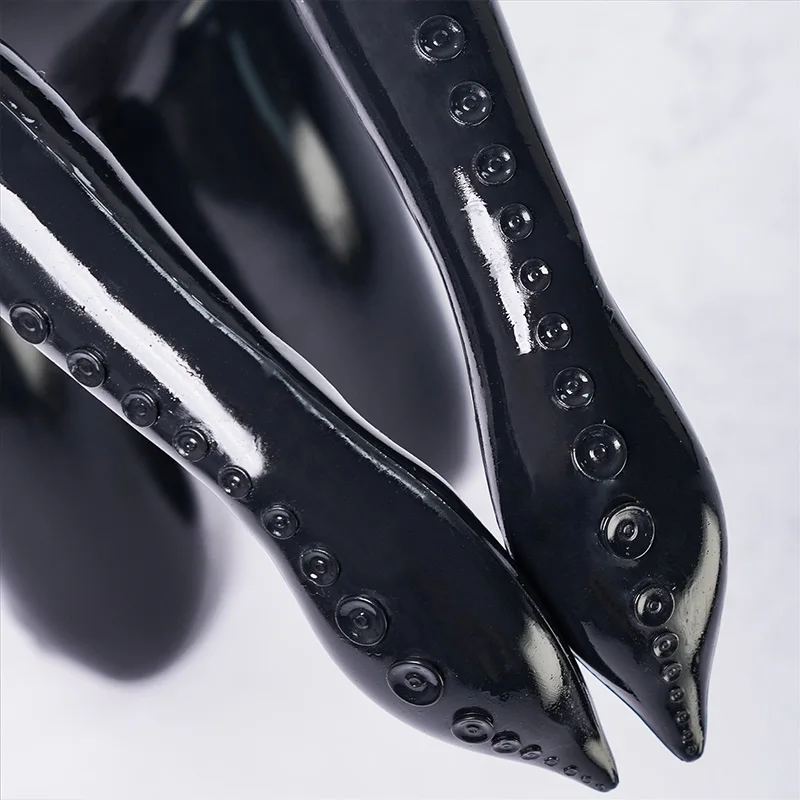 Feturax Silicone Octopus Tentacle Handwear Gloves for Cosplay Costumes Long Size with Suction Cup Realistic