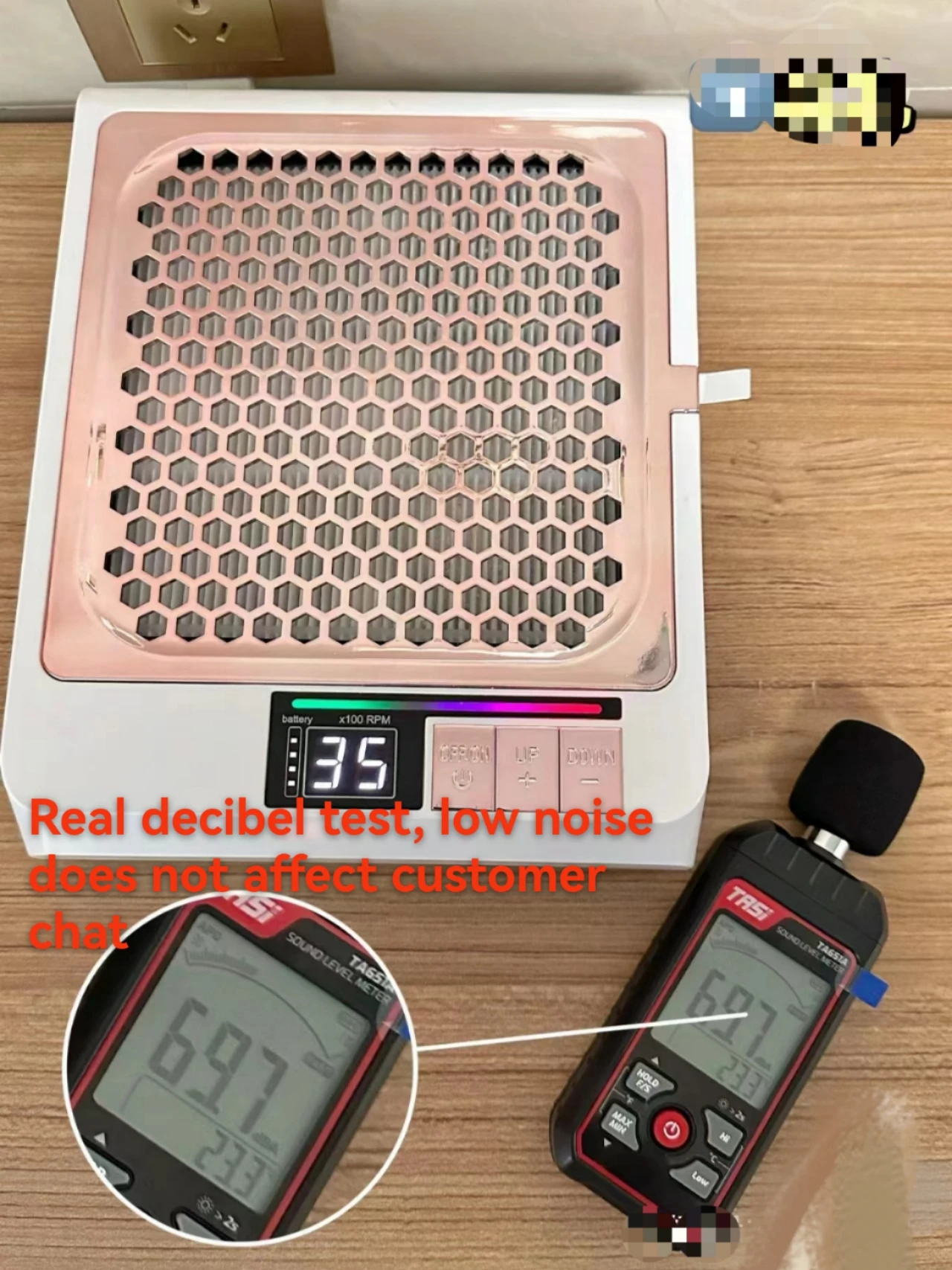 مجمع غبار الأظافر المحمول القابل لإعادة الشحن STLF LZS مع تصميم محرك بدون فرشاة بقدرة 80 وات مزود طاقة كهربائي