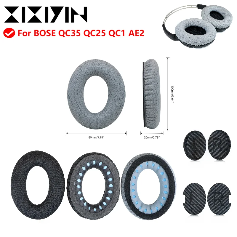 

Replacement Earpads Cushion for bose QC15 QC35 QC2 QC25 AE2 Soundlink2 Headset Headphones Leather Earmuff Ear Cover Earcups