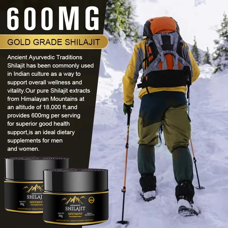 Oringnal Shilajit Resin,Natural Pure Himalayan Shilajit Resin Fulvic Acid,Supplement for Immune Health,85+ Trace Mineral 30g