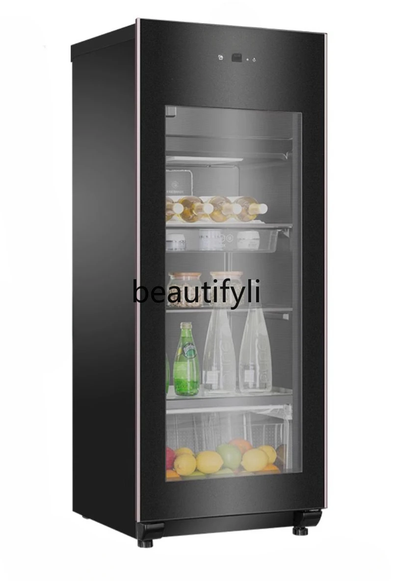 

166 liters ice bar, household living room, small ice-making refrigeration, hoarding and fresh-keeping small refrigerator