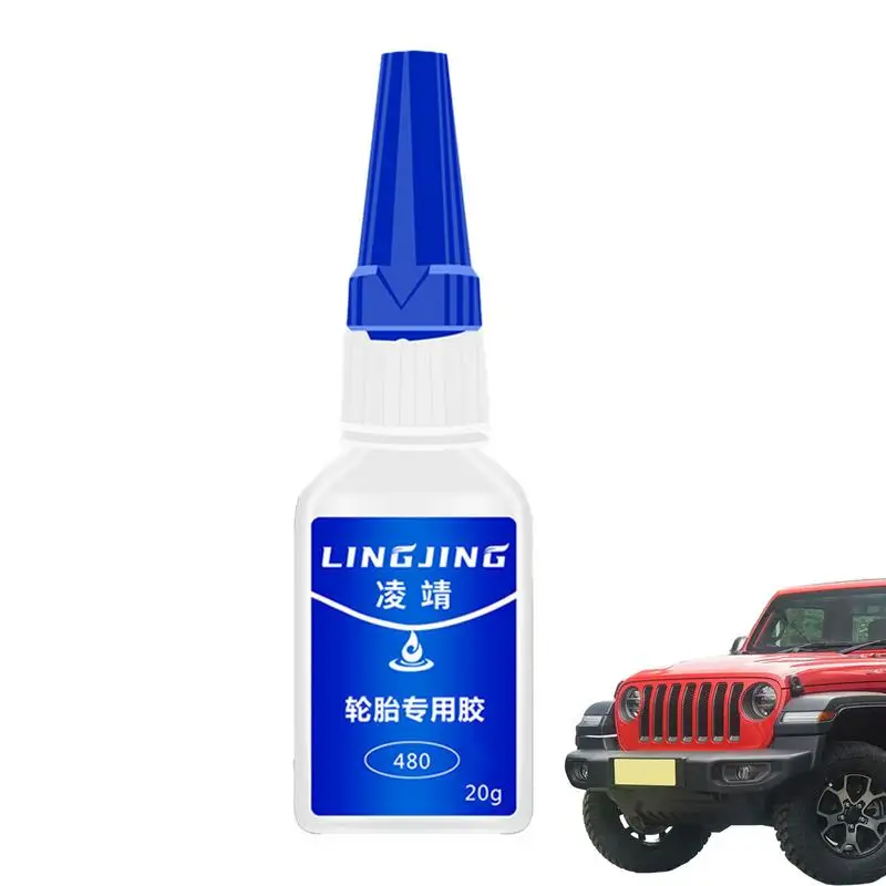 

Car Instant Super Glue 20g Strong Adhesive Tire Seal Glue Waterproof Tire Cracks Repairing Agent Auto Accessories