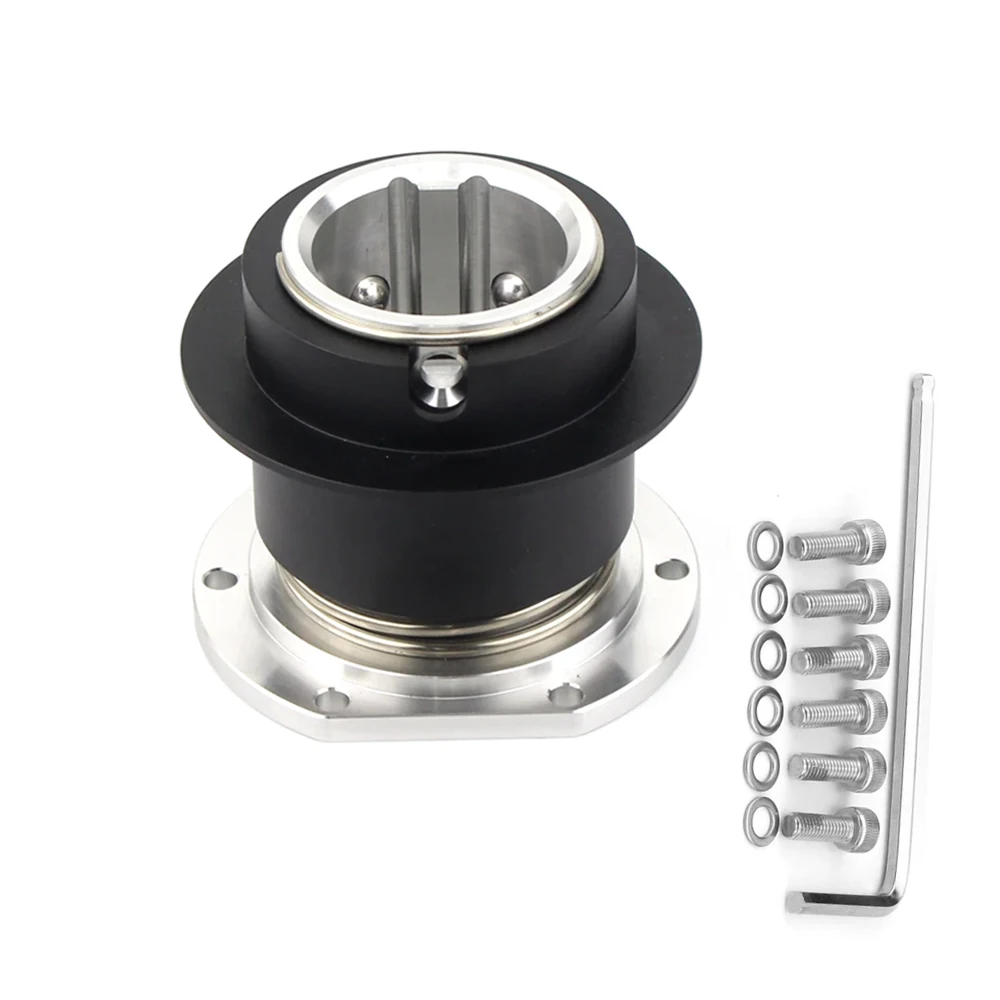 Metal Quick Release Steering Wheel Hub Replacement for FANATEC QR1 Wheel-Side, Racing Game Simulator Accessory