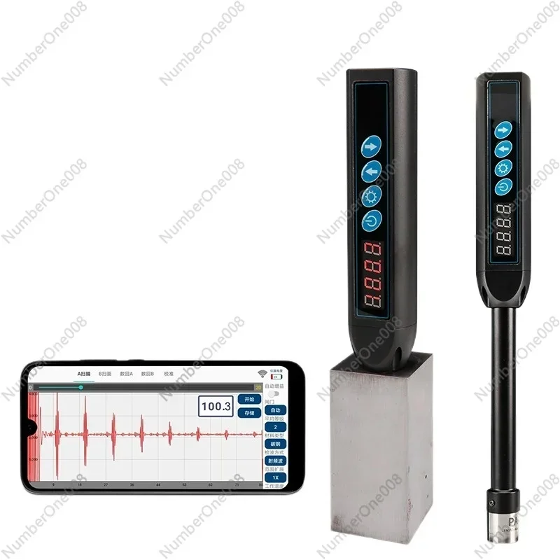 Pen Electromagnetic Ultrasonic Corrosion Detector Portable Metal Thickness Gauge Pipe Thickness Measurement