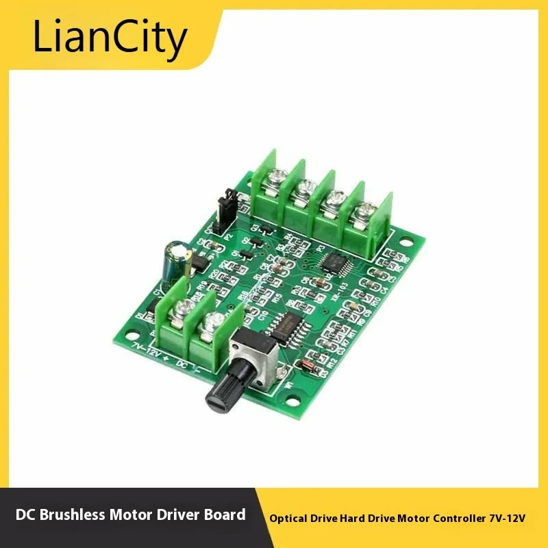 Improved Speed Controller 7V-12V for Optical Drive Brushless Motor DIY Projects