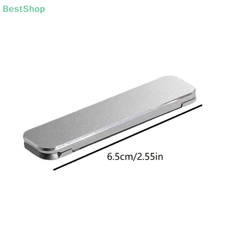 1/3PCS Mini supporto per telefono cellulare pieghevole invisibile supporto per materiale da tavolo in lega di alluminio angolo regolabile per cellulare