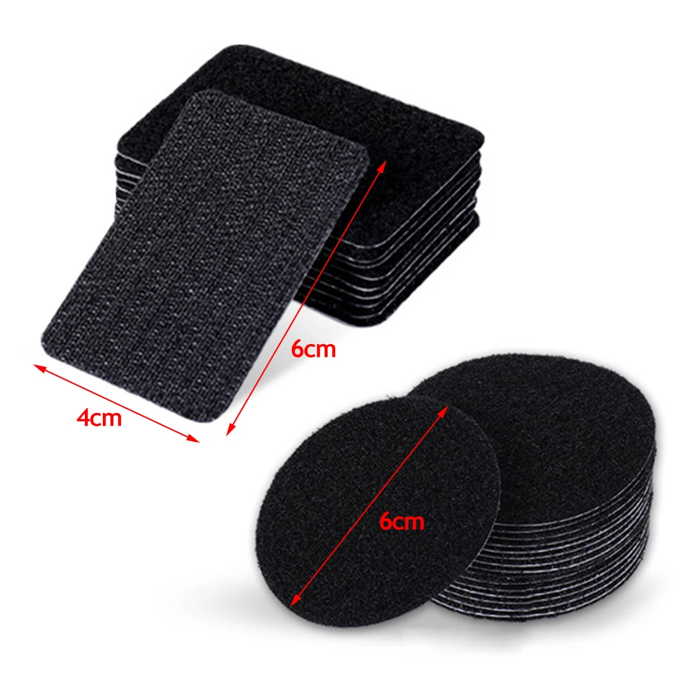 5Pcs Car Carpet Tape Floor Mat Strong Self Adhesive Fastener Hook and Loop Tape Fastener Tape nylon sticker for BMW Accessories