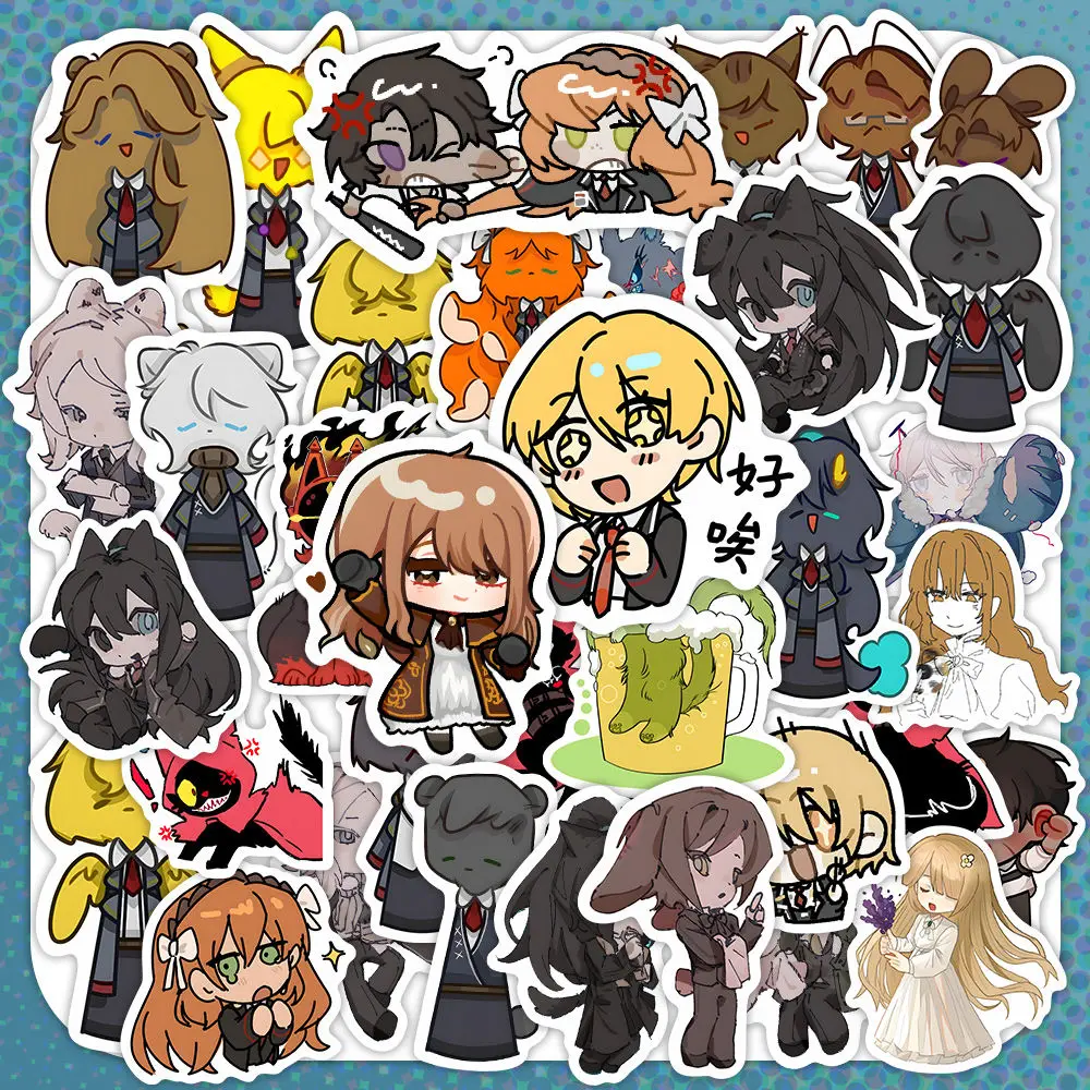 Limbus Company Sticker Anime DonQuixote Sinclair Stationery Stickers Cartoon Diy Handbook Water Proof Student School Supplies