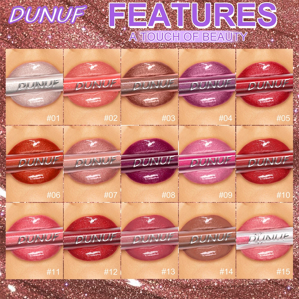 リップグロス リップオイルセット、グリッターリップスティック シマー モイスチャライジング ハイドレーティング ウォータープルーフ ノンスティッキー、ディープレッド、Y2Kメイク クリスマス