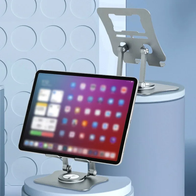 

Universal All Aluminum Alloy Foldable Desk Phone Holder Mount Stand For Mobile Phone Holder For Tablet Desktop Metal Holder 360°
