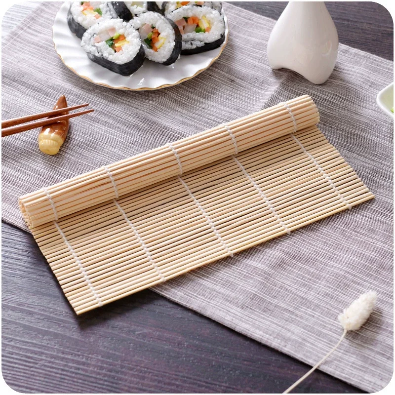 Juego de máquina para hacer sushi de bambú DIY: kit completo con tapete rodante, rodillos de arroz y molde, herramientas esenciales de comida japonesa para su cocina