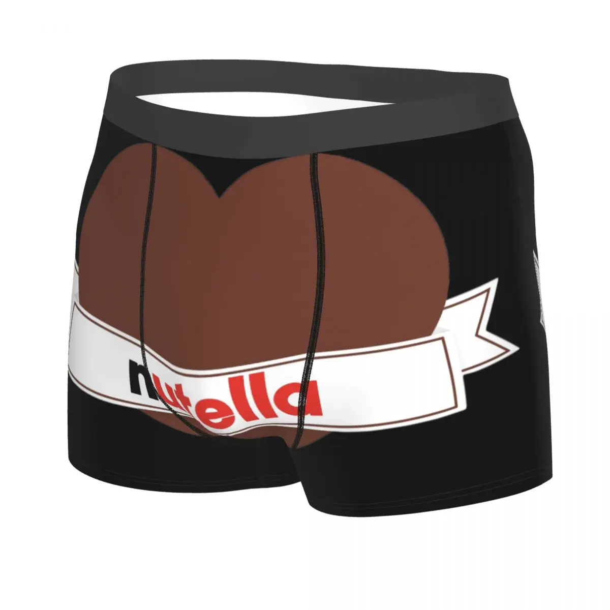 Foods Nutella Cartoon Men\'s Boxer Briefs special Highly Breathable Underwear High Quality 3D Print Shorts Gift Idea