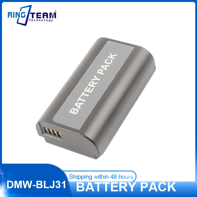 Cameras Battery DMW-BLJ31 DMW BLJ31 LCD USB Dual Charger for Panasonic LUMIX S1, S1R ,S1H, Series Mirrorless 3050mAh