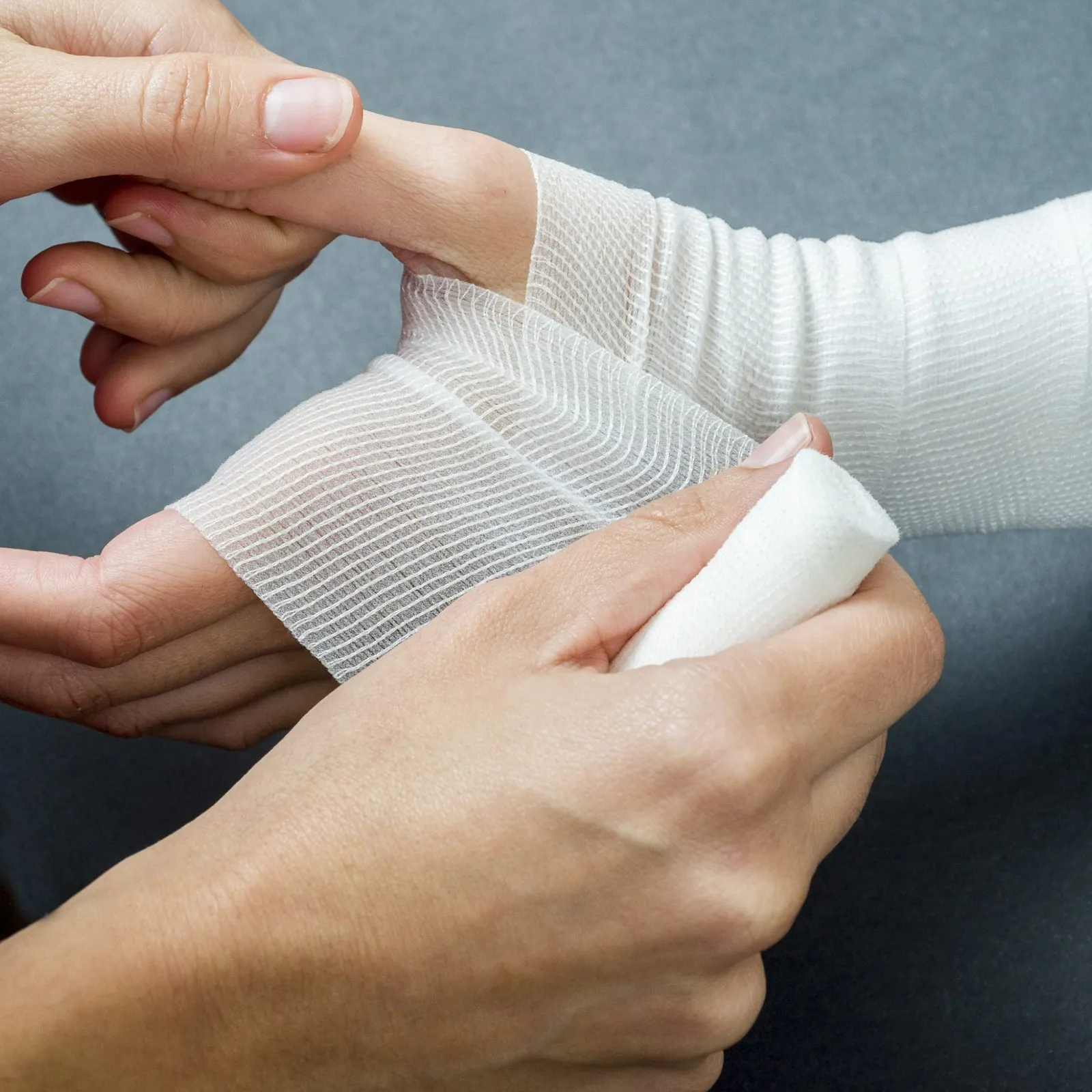 3 Rolls Elastic Sports Bandage First Aid Wrap Compression Bandages Gauze Roll Wound Care Sports Protective Wrap
