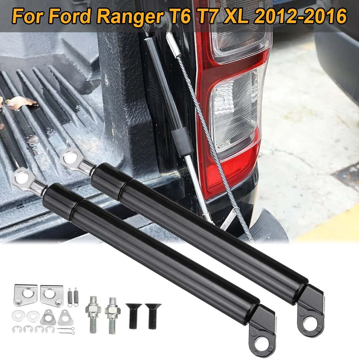 For Ford Ranger T6 Xl Px Xlt 2011-2019 Mazada Bt50 PX Ranger 10-17 Rear Tailgate Assist Slow Down Damper Gas Strut Lift Support