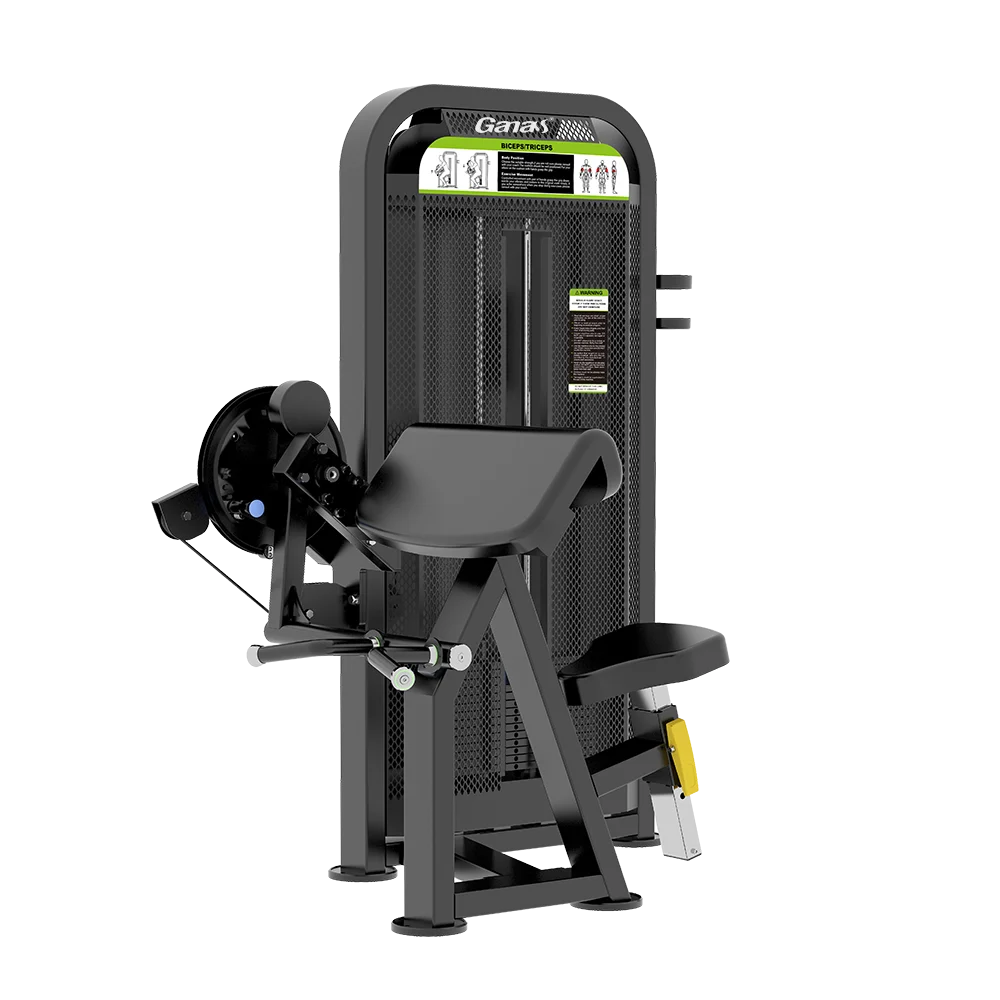 

Тренажер Airo2 2-в-1 для коммерческого использования: силовой тренажер для бицепсов и трицепсов с регулируемой нагрузкой, профессиональное оборудование для спортзалов