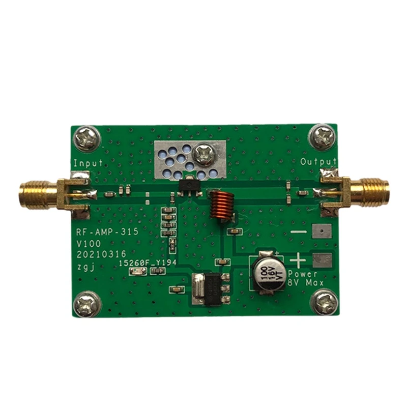 

300-330 МГЦ 315 МГц 8 Вт RF Плата усилителя мощности, высокочастотный модуль усилителя мощности, цифровой усилитель мощности
