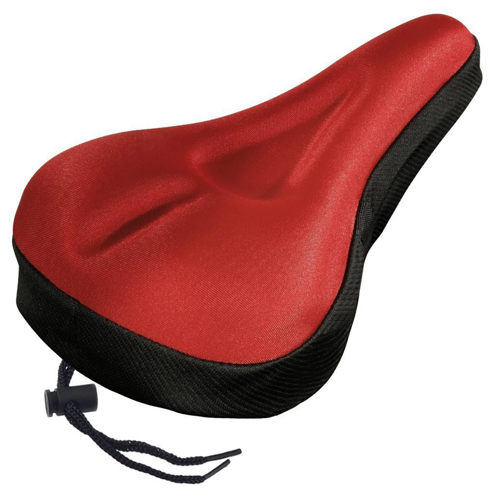 3D Soft Black Bike Replacement Seat Thickened Widened Bike Saddles Lightweight Suitable for Indoor Outdoor