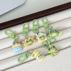 Cartoon Frog Key Chain Keychain For Women'S Cute Bag Decoration Multifunctional Jewelry Car Key Accessories Trendy Charm Keyring