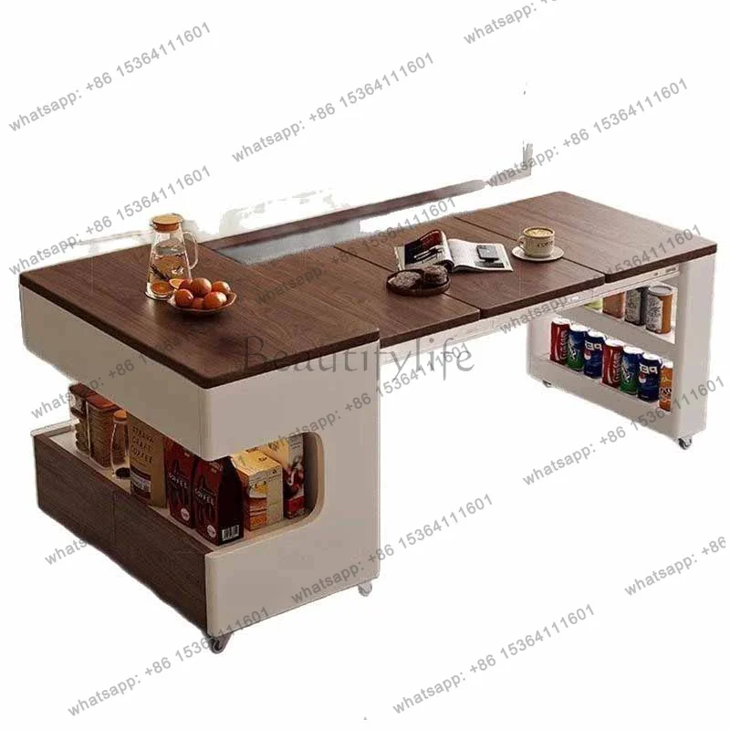 PG Quality Extendable Coffee Tables Chinese Classy Wooden Floor Coffee Tables Luxury Adjustable Stolik Kawowy Furniture Home