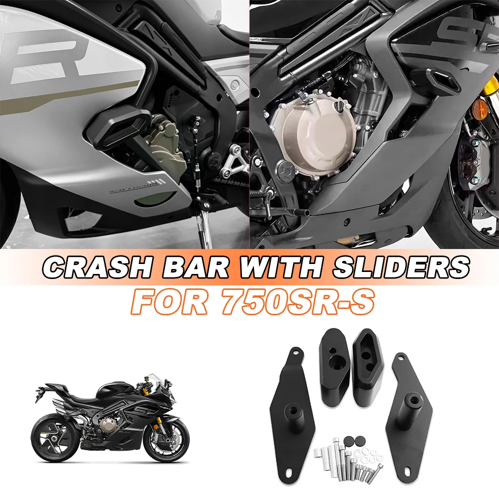 

NEW Motorcycle CNC Falling Protection Frame Slider Fairing Guard Crash Pad Protector Fit For CFMOTO 750SR-S 750SRS 750ss SR750