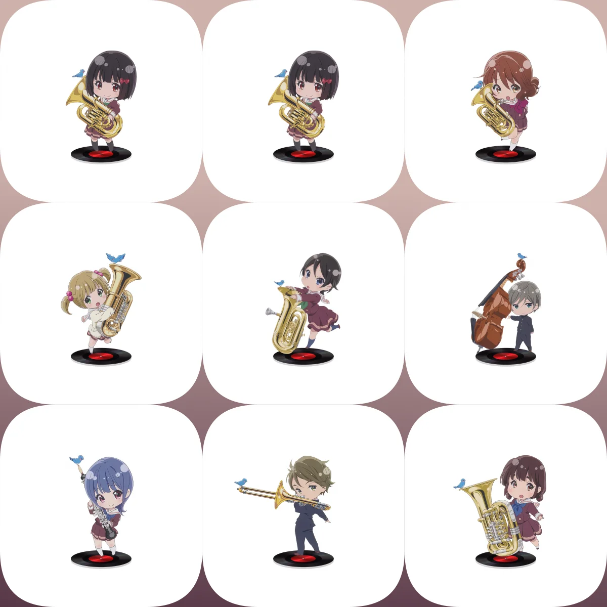 10cm Anime Hibike! Euphonium Acrylic Stand Model Cosplay Characters Ornament Accessories Goods Collection Gifts