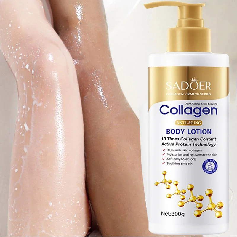 Collagen Milk Bleaching Face Body Cream Whitening Cream Skin Whitening Moisturizing Body Lotion Skin Lightening Cream Body Care