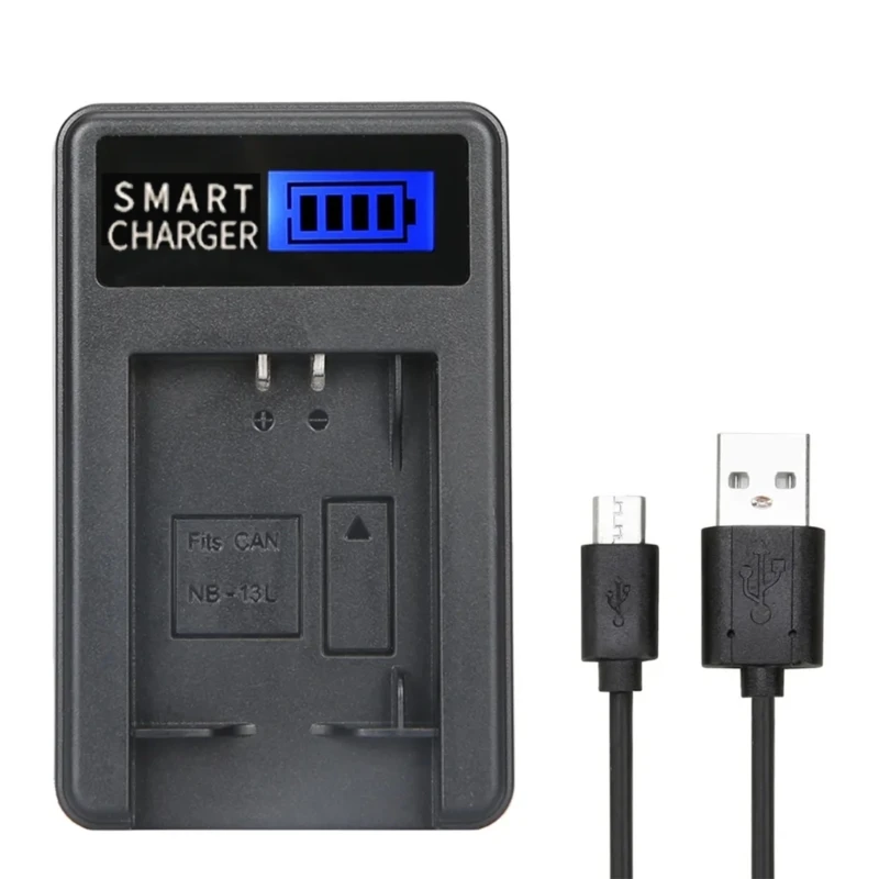

LCD Screen Camera Battery for NB13L G5X G7X G7X Mark G9X Safe Charging