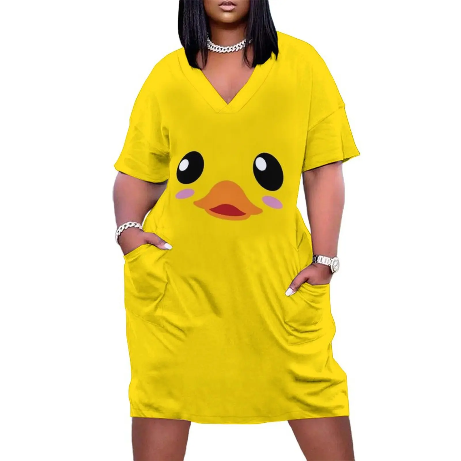 

Baby duck (Baby Duck) Loose Pocket Dress Women's skirt dress dresses dresses summer woman 2025