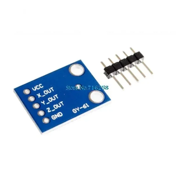 GY-61 ADXL335 three-axis accelerometer tilt angle module alternative MMA7260