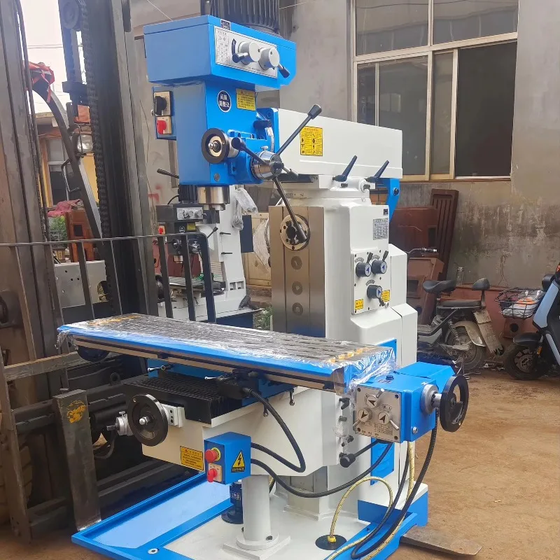 Universal Zx6350C 220v Automatic Drilling Milling Machine High Precision Light Duty For Vertical Horizontal Used Condition Gear
