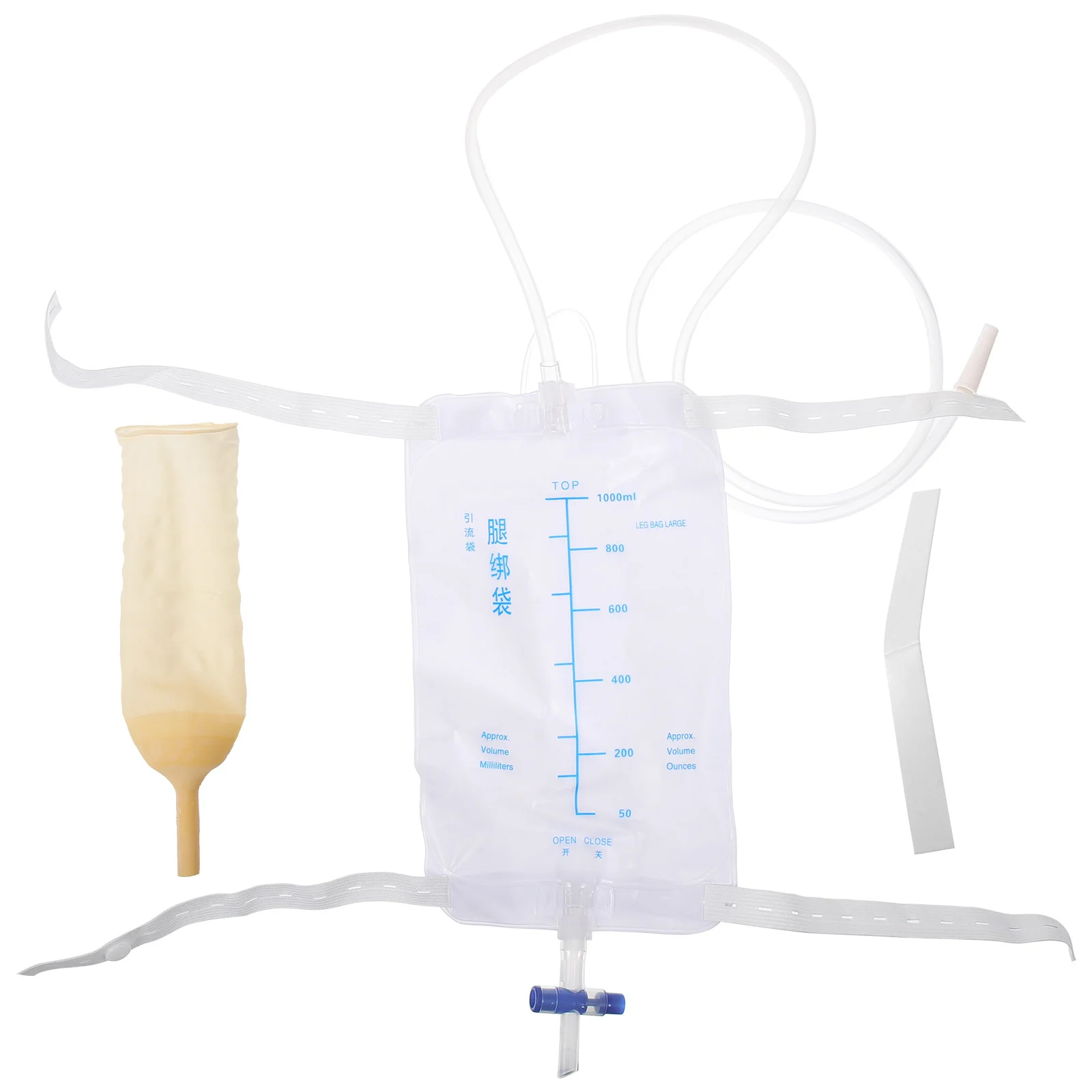 Urinary Sleeve Drainage Bag Long Catheter Cathether Emulsion Patient Postoperation