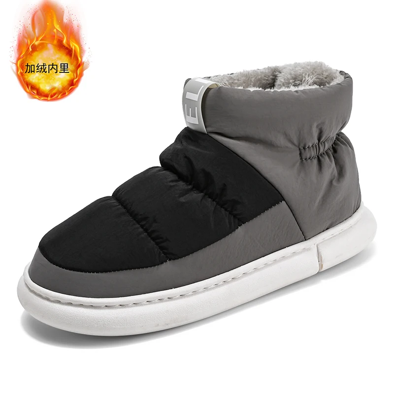جديد كبير الحجم الرجال أحذية الثلوج موضة أحذية رياضية سميكة سوليد أكسفورد أحذية رجالية الدفء أحذية دراجة نارية غير رسمية أحذية رجالي #3