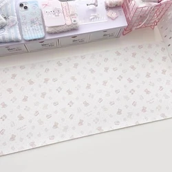 Cartoon Original Bear Girl Mouse Pad Student Dormitory PU Leather Office Computer Desk Mat Waterproof Anti-slip Keyboard Pad