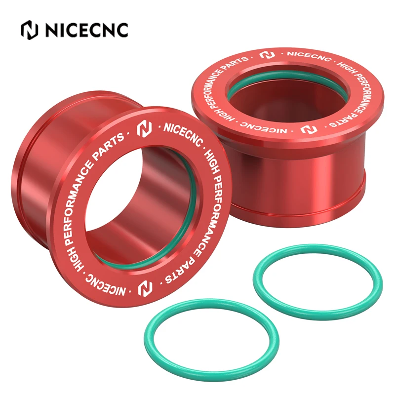 NICECNC For Honda CRF250R CRF450R CRF450X 2005-2023 Rear Wheel Spacers Hub Collars O-ring CRF250X 2006-2017 CRF250RX 2019-2023