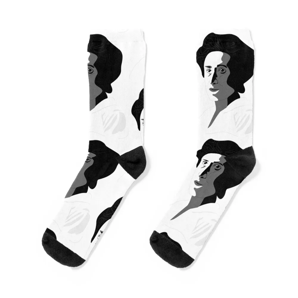 

Rosa Luxemburg Socks Christmas Hiking boots luxury Stockings compression Socks Man Women's