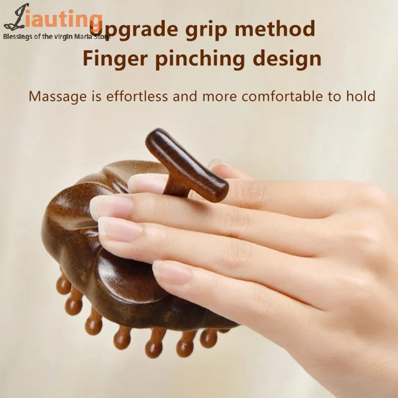 

Multi-Functional Therapy Massage Comb Circular Tooth Guasha Scraping Body Massager Blood Circulation Petal Scalp Head Massager