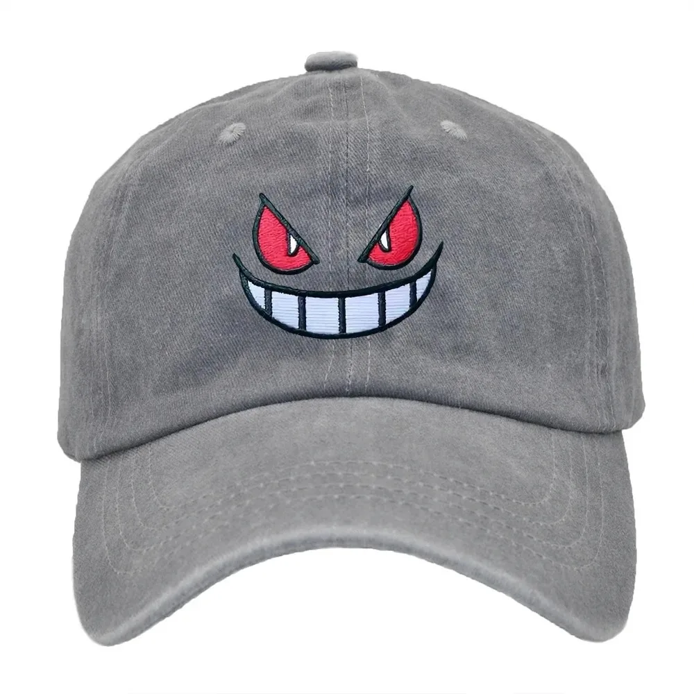 Bandai Pokemon Gengar Baseball Cap Snapback Hat Adjustable Sports Caps Embroidered Purple Black Unisex Outdoor Gift for Fans view 5