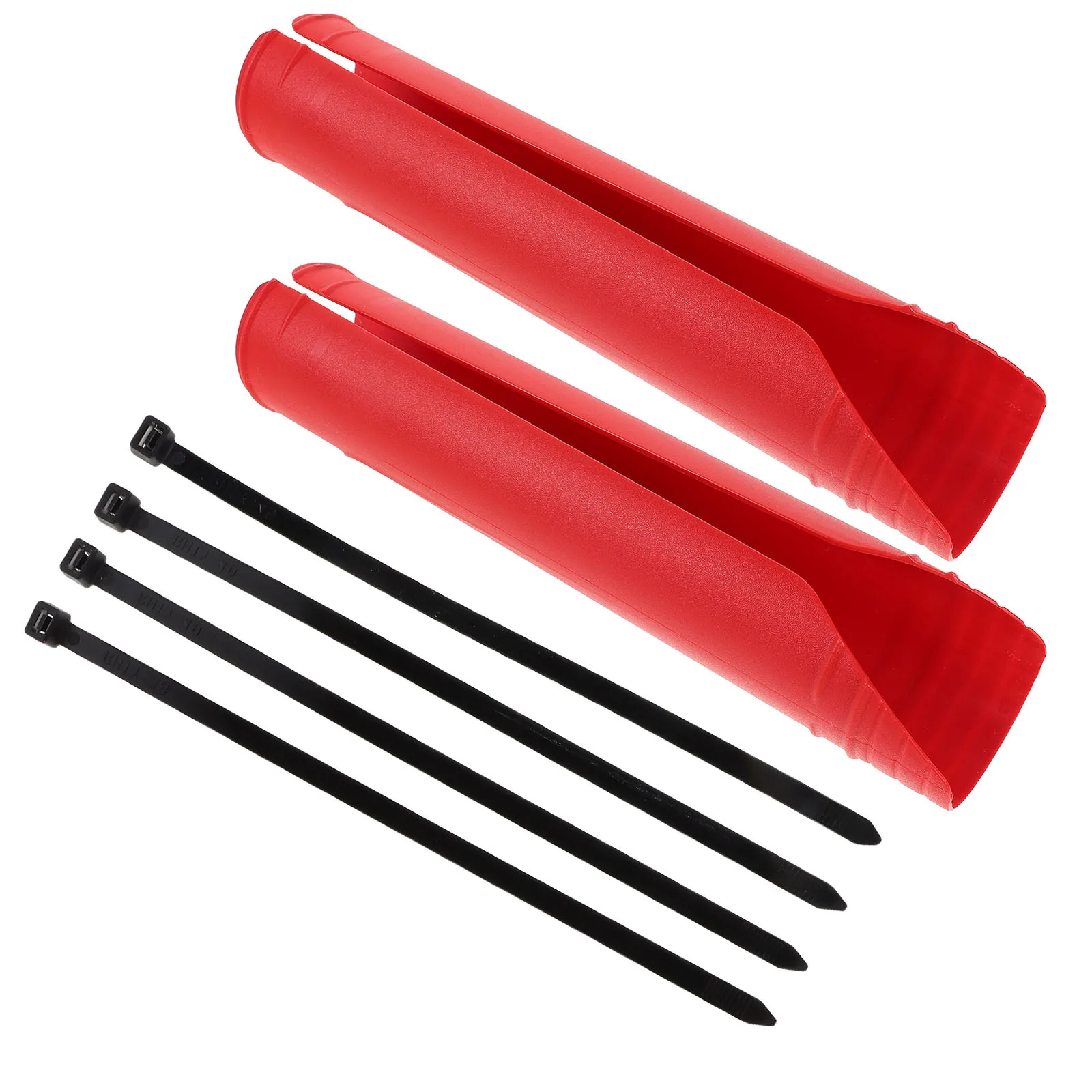 

1Set Motorcycle Fork Cover Shock Absorber Guard Scratch Resistant Plastic Boot Enhances Visual Appeal Front Fork Protector