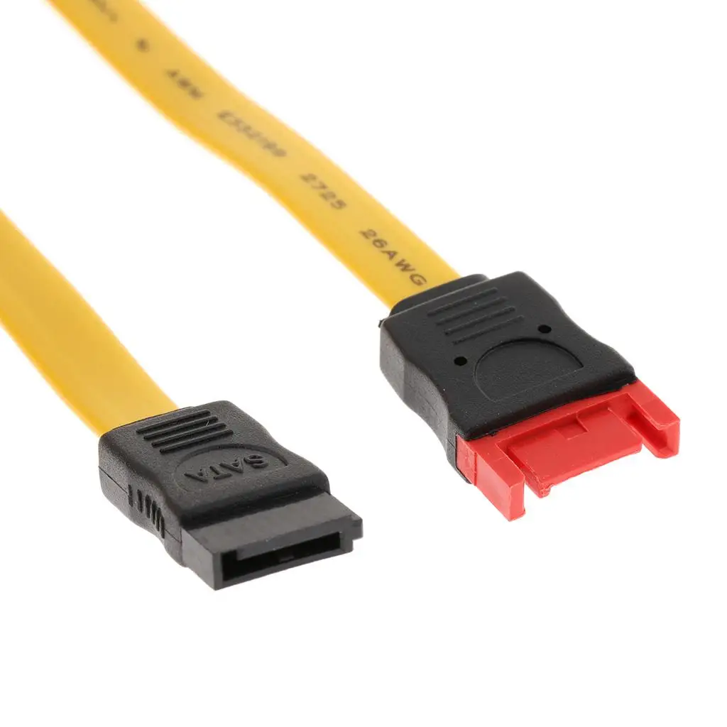SATA III Serial ATA 7pin Male to Female Extension Cable Fast Data Transfer Cable for PC Hard Disk Drive