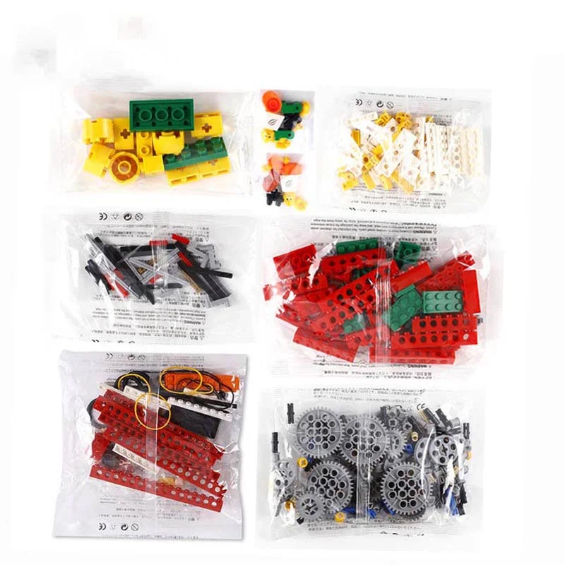 399 pçs/saco moc blocos de construção feixes técnicos engrenagens eixo e conectores tijolos peças bloco para 9689 máquinas simples conjunto diy brinquedos