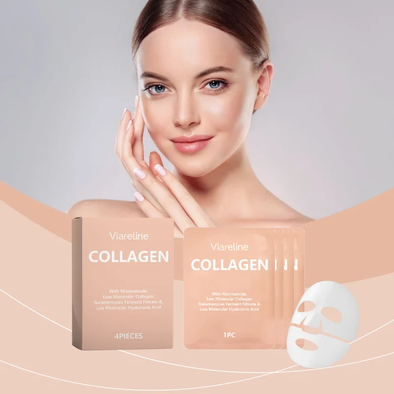 

Collagen Hydrating Facial Mask Facial Moisturizing Skin Smooth Pre-Makeup Light Hydration Skincare Face Mask Maintain Moisture