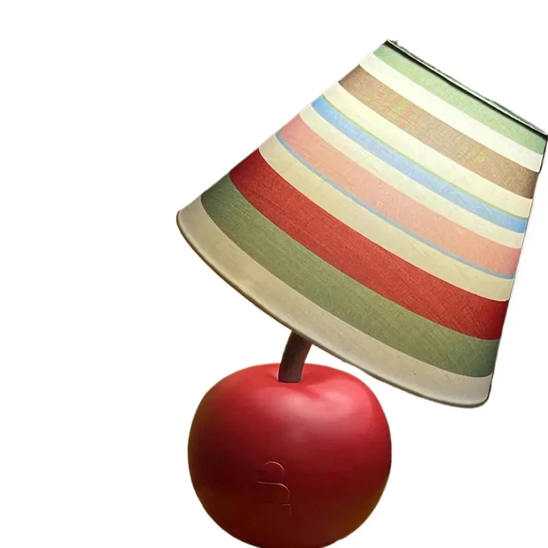 

Unique creative living room bedroom bedside lamp atmosphere night lamp cute apple desk lamp