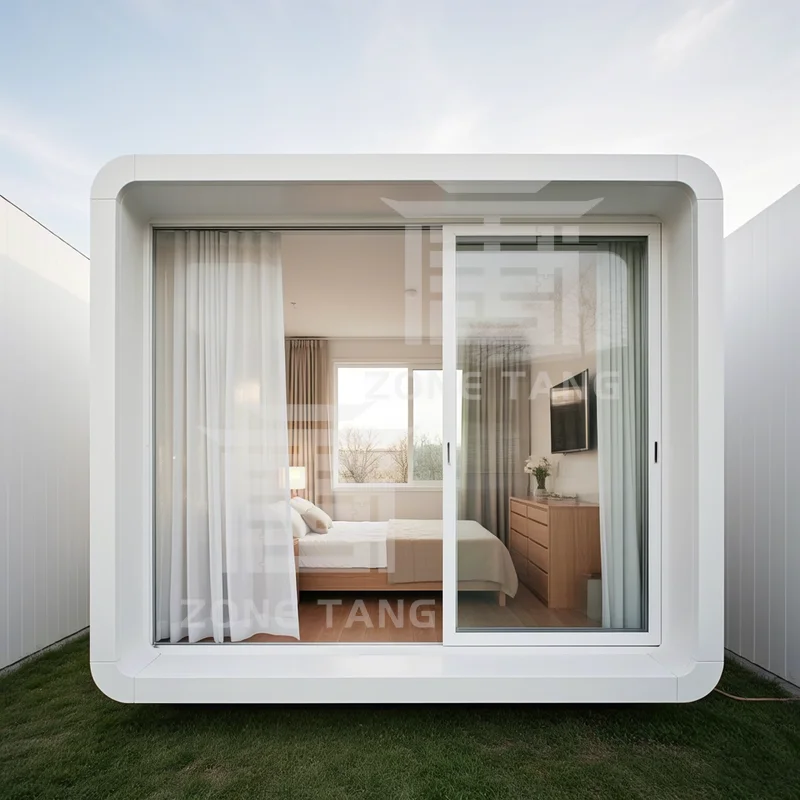 العزل الساخن الجاهز عطلة المنزل عالية الجودة المعيشة كبسولة المنازل تخصيص تصميم وحدات المنزل كله الفاخرة الحديثة